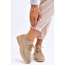 PG1 Ellison Chaussures de sport à enfiler pour femmes Beige 1