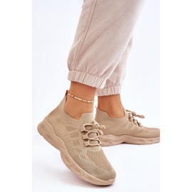 PG1 Ellison Chaussures de sport à enfiler pour femmes Beige 2