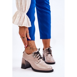 S.Barski Talons hauts beige clair à la mode Darren 1 S.Barski Talons hauts beige clair à la mode Darren 1