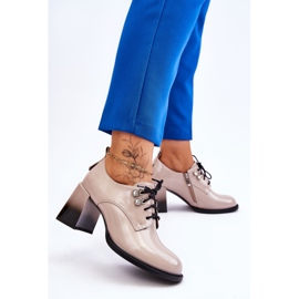 S.Barski Talons hauts beige clair à la mode Darren 2 S.Barski Talons hauts beige clair à la mode Darren 2