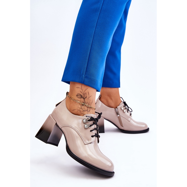 S.Barski Talons hauts beige clair à la mode Darren 2 S.Barski Talons hauts beige clair à la mode Darren 2