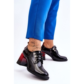 S.Barski Talons hauts noirs à la mode Darren 2