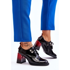 S.Barski Talons hauts noirs à la mode Darren le noir 4