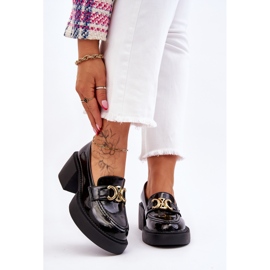 S.Barski Escarpins à la mode à talons massifs noirs Imani le noir 2