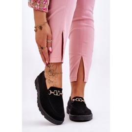 Baskets à enfiler pour femmes avec ornements Noir Alena 1