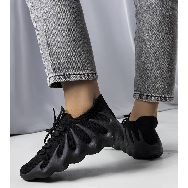 PA1 Baskets aérées noires de Muriel le noir 1