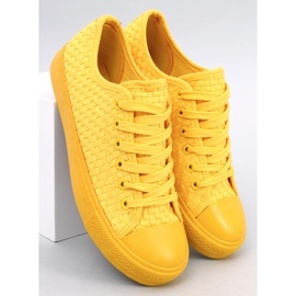 BM Baskets unicolores jaune Sears 4