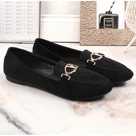 Mocassins en daim noir pour femme Vinceza 2227 le noir 3