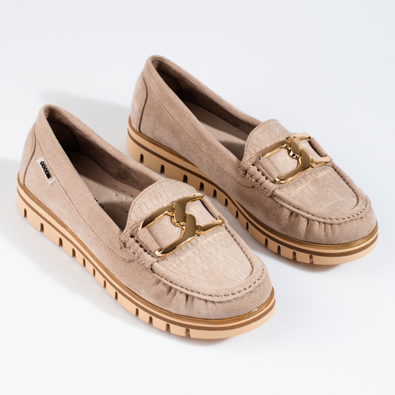 SHELOVET Mocassins en daim beige Shelobvet, femmes 1