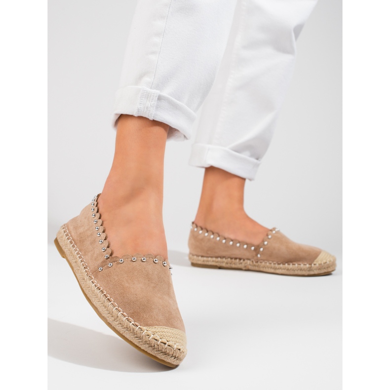 Espadrilles Vinceza beiges, femmes 1