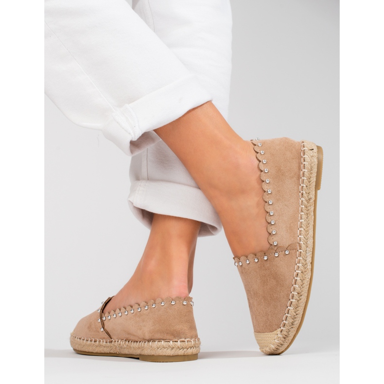 Espadrilles Vinceza beiges, femmes 2