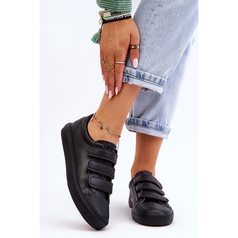 Baskets Velcro Classiques Big Star LL274A206 Noir le noir 1