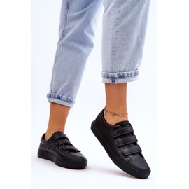 Baskets Velcro Classiques Big Star LL274A206 Noir le noir 2