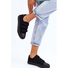 Baskets Textiles Classiques Avec Velcro Big Star LL274A204 Noir le noir 4