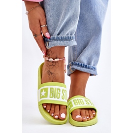 Chaussons Classiques Femme Big Star LL274742 Lime vert 2