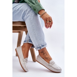FC3 Mocassins Classiques en Daim pour Femme Gris Ivana 5