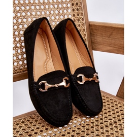 FC3 Mocassins en daim ornés Arla noirs classiques le noir 6