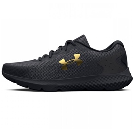 Chaussures Under Armour Charged Rouge 3 Knit M 3026140 002 noir 1