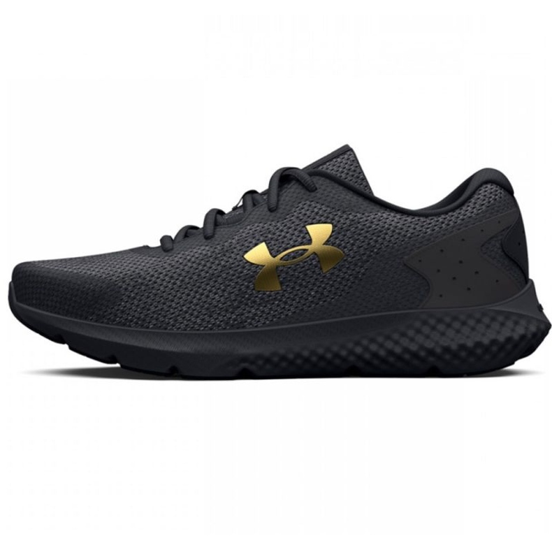 Chaussures Under Armour Charged Rouge 3 Knit M 3026140 002 le noir 1