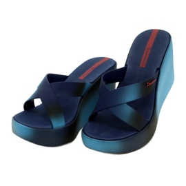 Chaussons compensés Ipanema 83423 Colore Fem AI974 Bleu/Bleu bleu marine 3