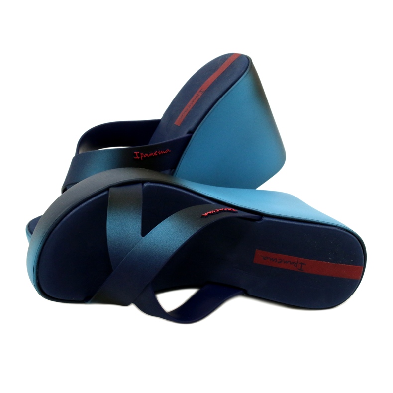 Chaussons compensés Ipanema 83423 Colore Fem AI974 Bleu/Bleu bleu marin 5