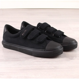Baskets noires à scratch Big Star LL274A204 le noir 5