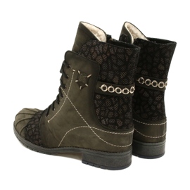 Bottes Chaudes En Cuir Femme Maciejka Olive 03961-24 vert 5