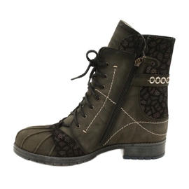 Bottes Chaudes En Cuir Femme Maciejka Olive 03961-24 vert 3