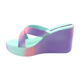 Sandales compensées Ipanema 83423 Colore Fem AI963 Vert/Lilas violet rose 1