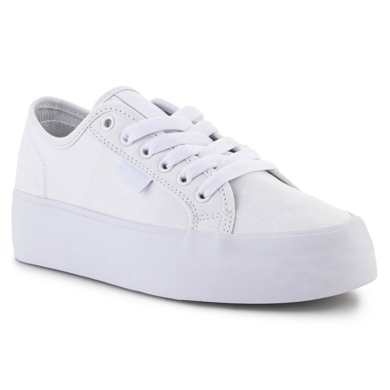 Chaussures à plateforme manuelle DC W ADJS300280-WW0 blanche 1