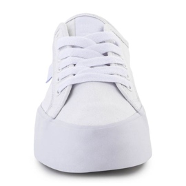 Chaussures à plateforme manuelle DC W ADJS300280-WW0 blanche 2