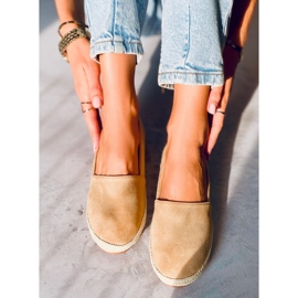 Camel 7870 Baskets espadrilles camel brun 5