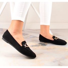 Mocassins en daim noir pour femme Vinceza 2227 le noir 6