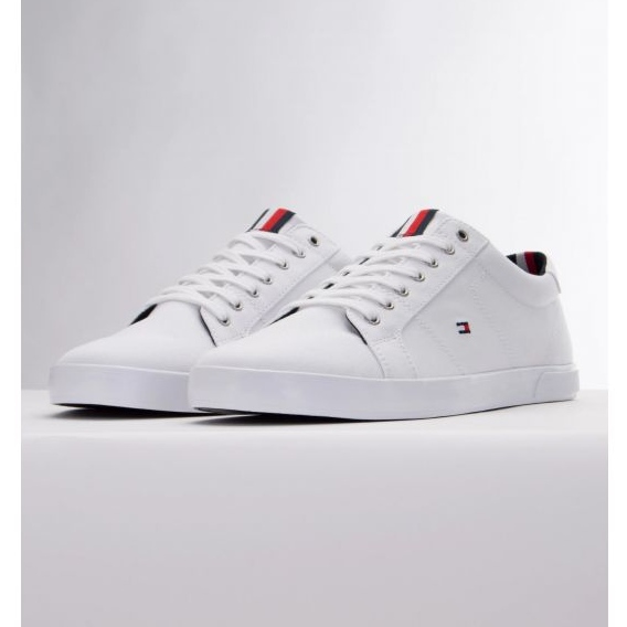 Chaussures Tommy Hilfiger Iconic Long Lace Sneaker M FM0FM01536 0K4 blanche 1