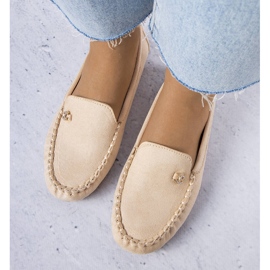 BM Mocassins beiges avec semelle intérieure en cuir de Verrill 2