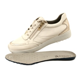 CAPRICE 9-23765-20 165 baskets chaussures de sport beiges 6