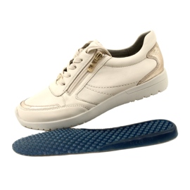 CAPRICE 9-23765-20 165 baskets chaussures de sport beiges 7