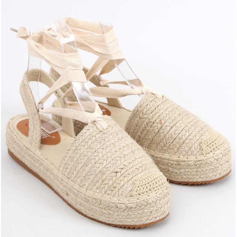 Sandales espadrilles femme Seila Beige 1 Sandales espadrilles femme Seila Beige 1
