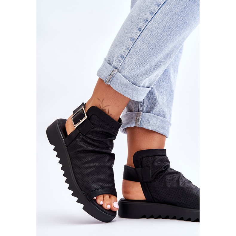 BM Adonis Sandales Bottines Femme Noir le noir 2