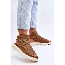 BM Sandales bottines Adonis camel pour femmes brun 3