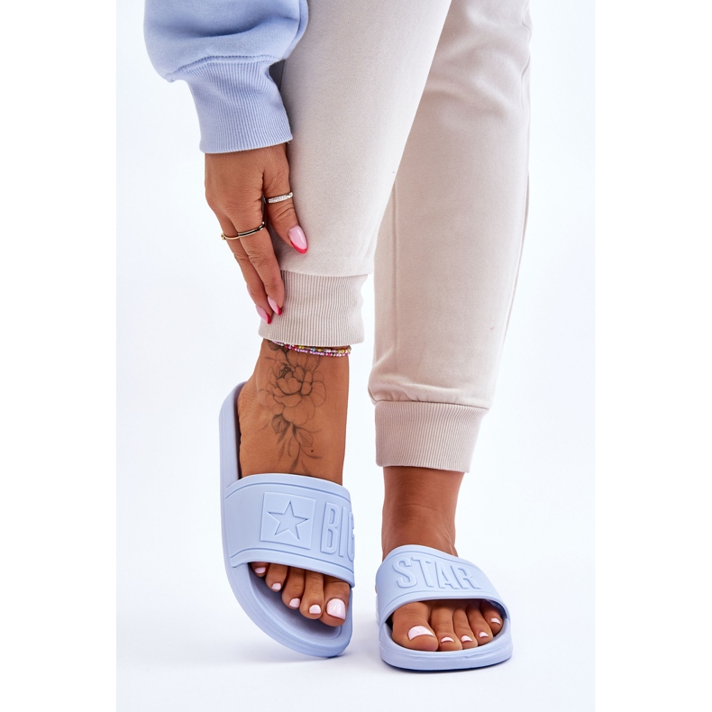 Chaussons Femme Big Star HH274A042 Bleu Clair 1 Chaussons Femme Big Star HH274A042 Bleu Clair 1