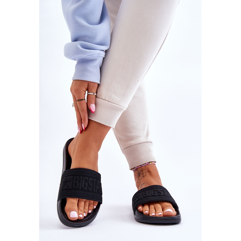 Chaussons Big Star à la mode pour femmes LL274A158 Noir 2