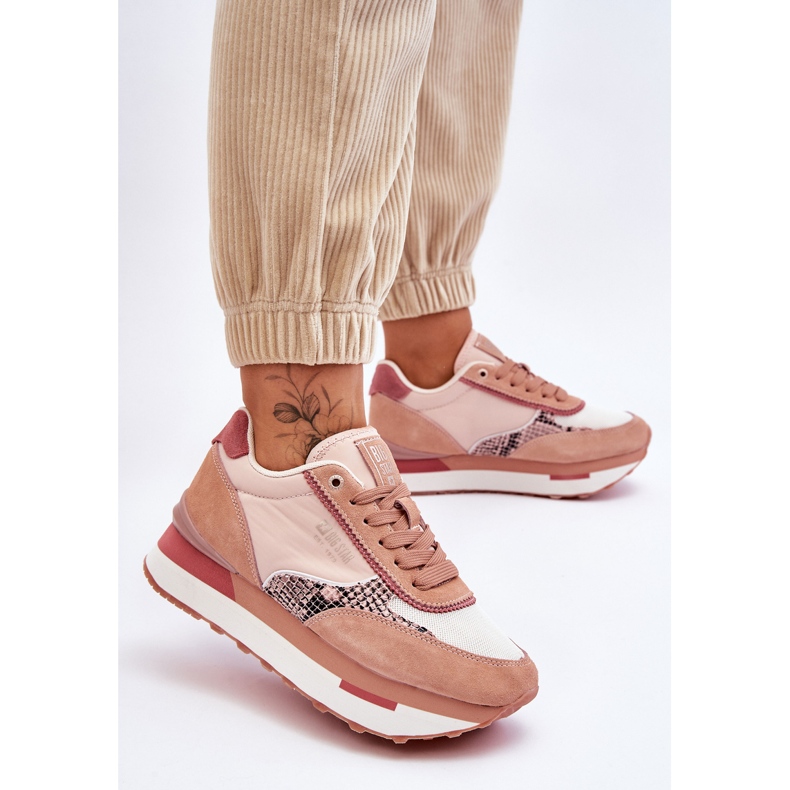 Baskets à la mode Memory Foam System Big Star LL274366 Rose 2