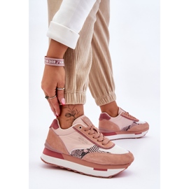 Baskets à la mode Memory Foam System Big Star LL274366 Rose 3