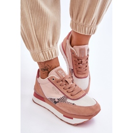 Baskets à la mode Memory Foam System Big Star LL274366 Rose 5