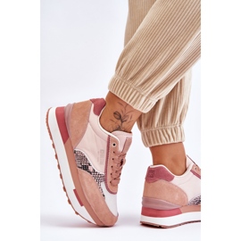 Baskets à la mode Memory Foam System Big Star LL274366 Rose 4