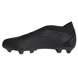 Chaussures de football Adidas Predator Accuracy.3 Ll Fg M GW4598 noir noir 1