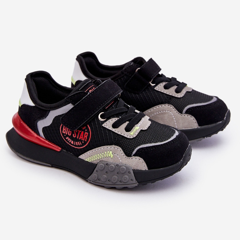 Baskets pour enfants Système de mousse à mémoire de forme Big Star LL374224 Noir 1