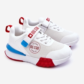 Chaussures de sport pour enfants Low Memory Foam System Big Star LL374213 Blanc blanche 1