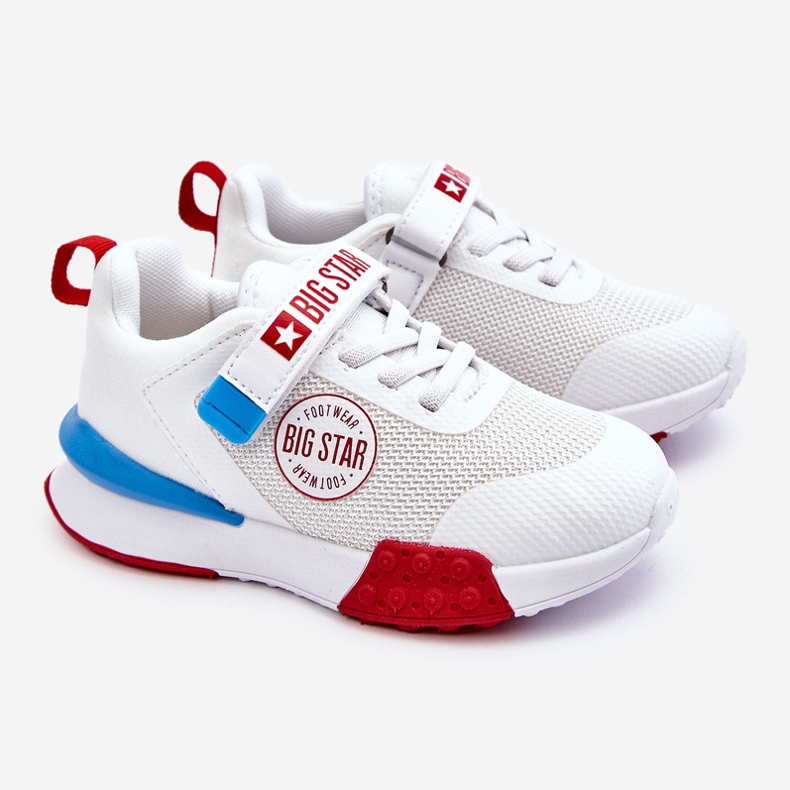 Chaussures de sport pour enfants Low Memory Foam System Big Star LL374213 Blanc 1